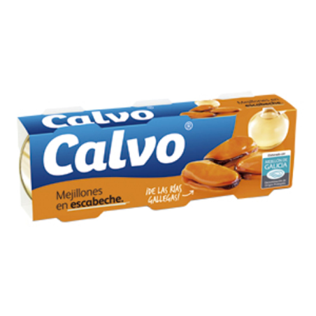 MEJILLON ESCAB. CALVO RO-80 P/3 U. 120GR