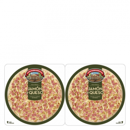 PACK PIZZA JAMON Y QUESO TARRADELLA 220G