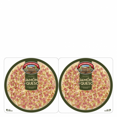 PACK PIZZA JAMON Y QUESO TARRADELLA