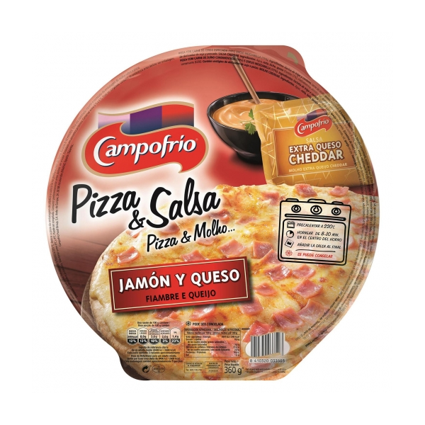 Pizza Fresca Fiambre e Queijo - emb. 360 gr - Campofrio