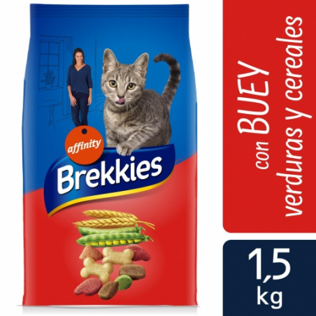 BREKKIES EXCEL GATO MIX BUEY 1.5K.