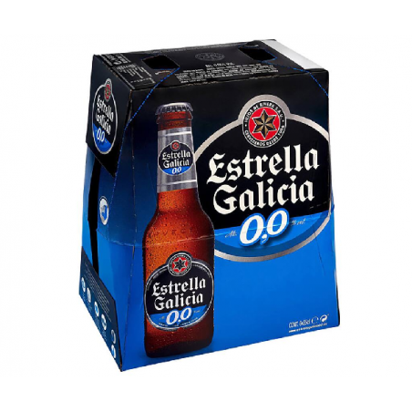 CERVEZA ESTRELLA GALICIA 0% PK 6 1/4