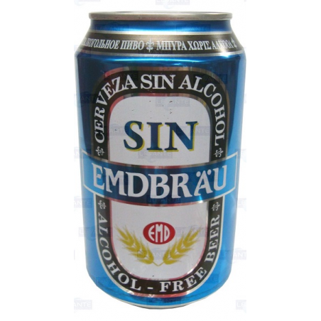 CERVEZA EMDBRAU S/ALC.333 CC.