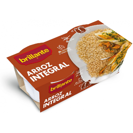 ARROZ BRILLANTE 2x125GR INTEGR 