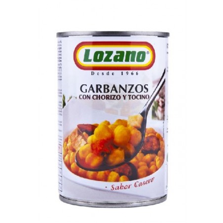 GARBANZOS C/CHORIZO LOZANO 1/2 KG.