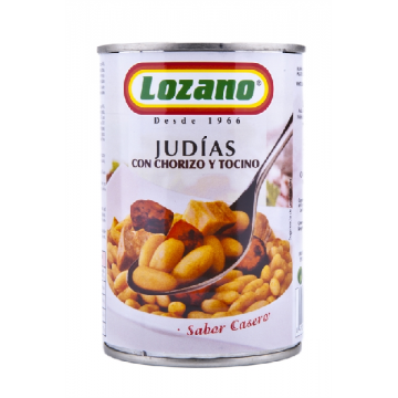 JUDIAS CON CHORIZO LOZANO...