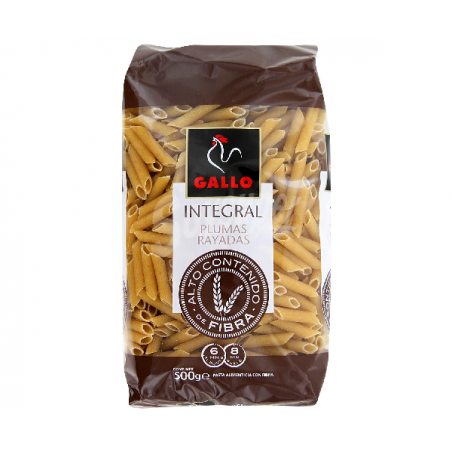 PASTA GALLO PLUMAS INTEG.500G