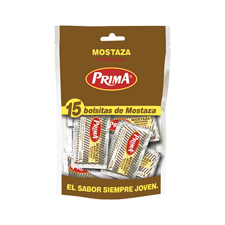 MOSTAZA PRIMA BOLSITAS 12 UND.