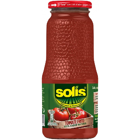 TOMATE FRITO SOLIS T/360 GR.CRISTAL