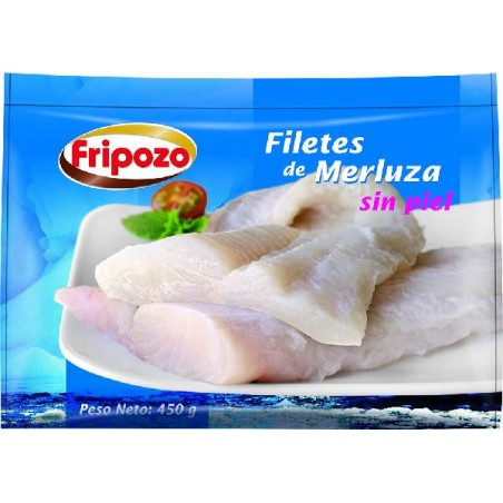 MERLUZA FILETE S/PIEL FRIPOZO 600 G.