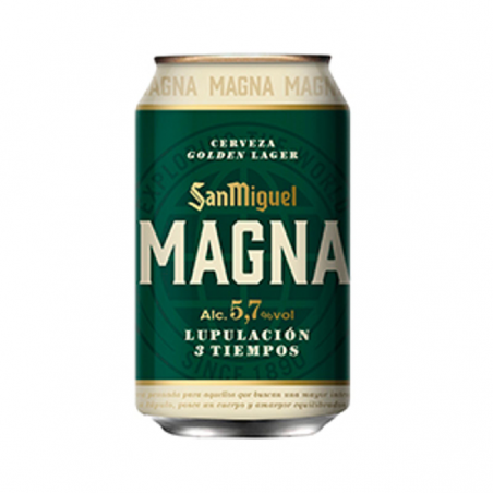 CERVEZA SAN MIGUEL MAGNA LATA 33 CL