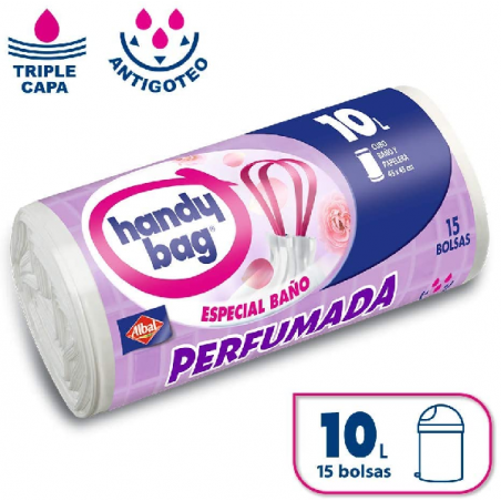 HANDY BAG BOL BAS BAÑO PERF 10L 15U