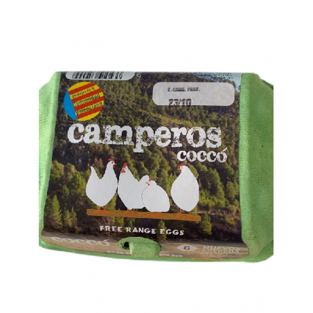 HUEVO CAMPERO COCCO 1/2 DOCENA