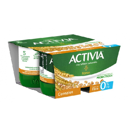 ACTIVIA CEREALES 0% P/4