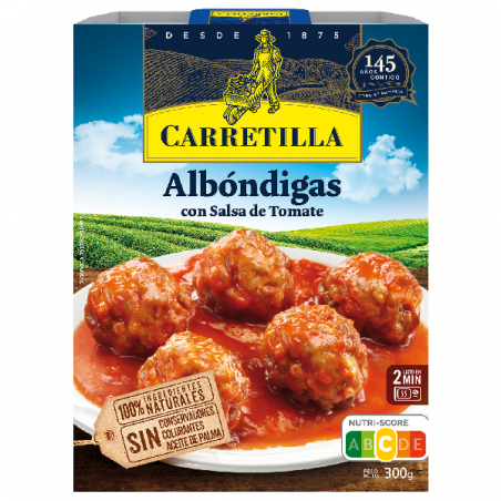 ALBONDIGAS CON TOMATE CARRETILLA 300 G.