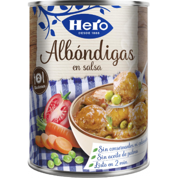 ALBONDIGAS SALSA HERO 430GR