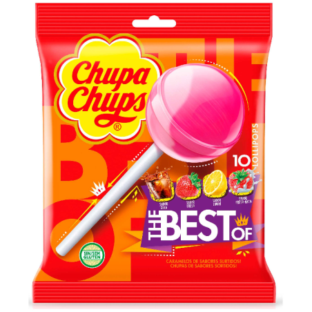 CHUPA CHUPS ORIGINAL BOLSA 10 U. 120GR