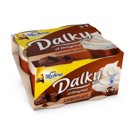 DALKY CHOCOLATE Y NATA X4 400GR
