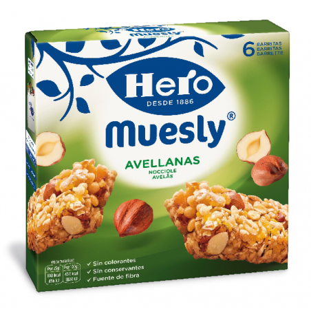 HERO MUESLY CER/AVELL. 150 GR.