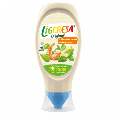 MAYONESA LIGERESA ""BOCABAJO"" 430ML