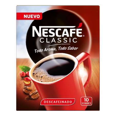 NESCAFE DESCAF. SOBRES EST. 10 U.