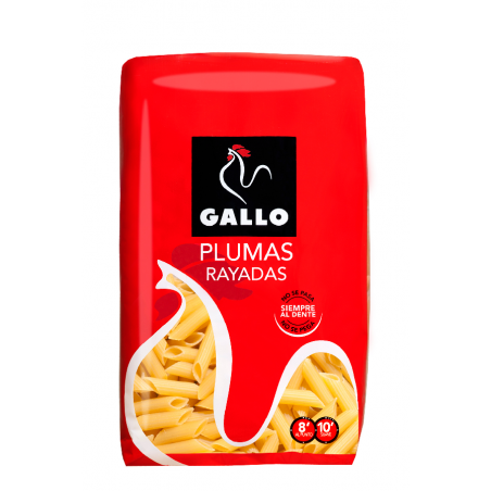 PASTAS GALLO PLUMA RAYADA 450 GR.