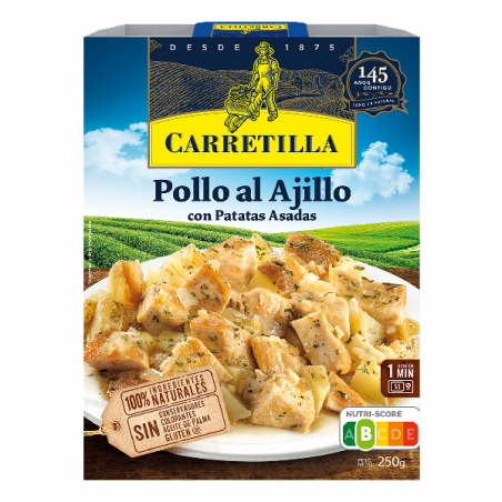 POLLO AL AJILLO CARRETILLA 250 G.