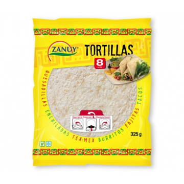 TORTILLA ZANUY TRIGO 320G 8U