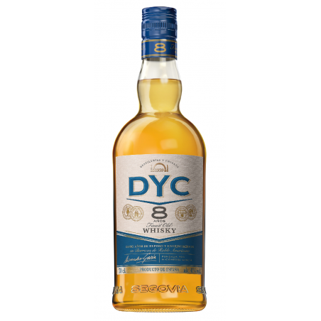 WHISKY DYC 8 AÑOS 70 CL.