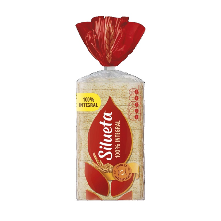 PAN SILUETA FR. INTEGR. SIN CORTEZA 450G