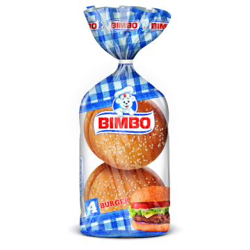 BURGER BIMBO 4 U. 220GR