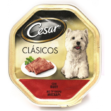 COMIDA CESAR ANIM.TARR.BUEY 150G