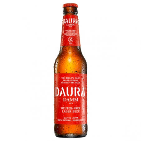 CERVEZA ESTRELLA DAURA CELIACOS 33CL