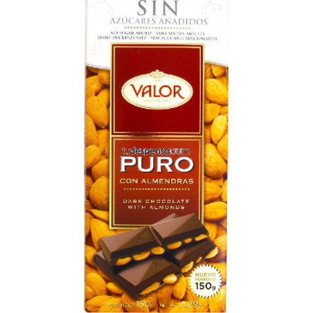 CHOCOLATE VALOR ALMEN. S/A. 150 GR.