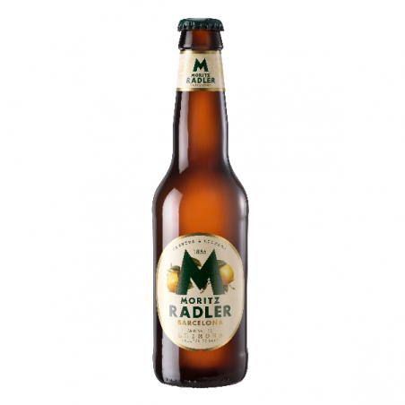 CERVEZA MORITZ RADLER BOT.33CL 2.8º