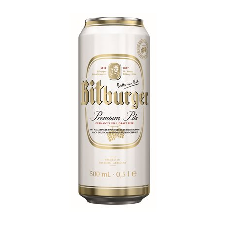 CERVEZA BITBURGER LATA 50CL 4'8º