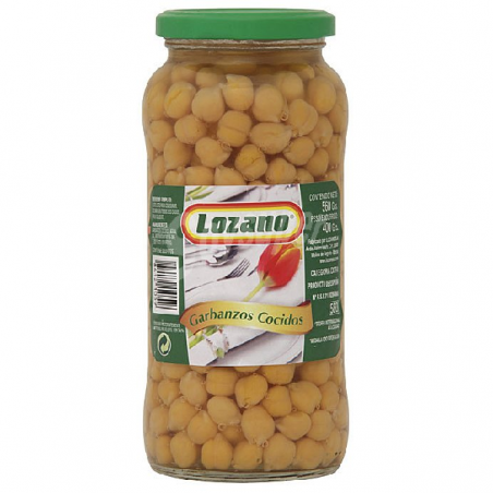 GARBANZOS JUGO LOZANO 560 G 