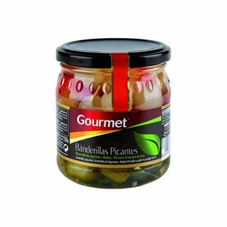 BANDERILLAS GOURMET PICANTE 150 G.