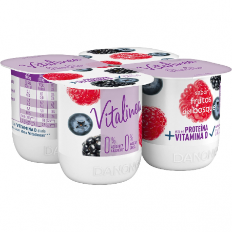 YOGUR VITALINEA SABOR F.BOSQUE  P/4 500G