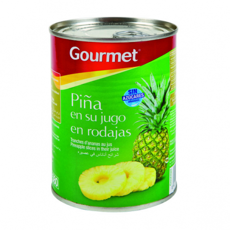 PIÑA EN SU JUGO GOURMET 560 G.