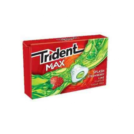 CHICLE TRIDENT MAX FRESA LIMA