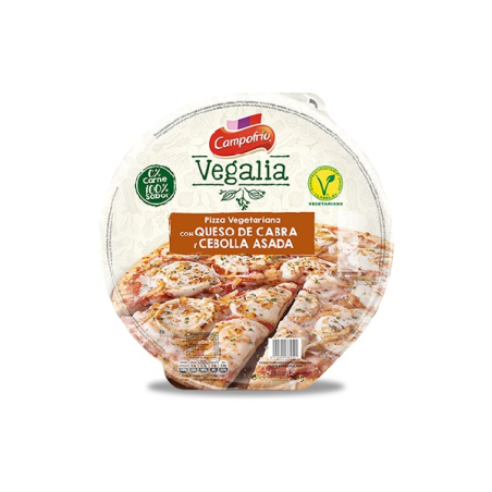 PIZZA VEGALIA QUESO CABRA Y CEBOLLA 360 
