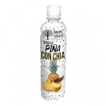 BEBIDA PIÑA CHIA TESORO NATURAL 450 ML.