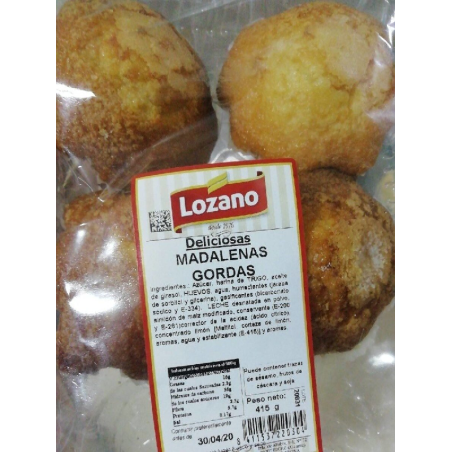 MADALENAS CASERAS LOZANO 6 U. 415GR