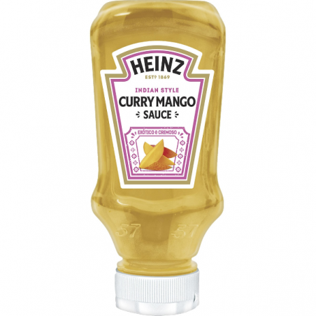 SALSA CURRY CON MANGO HEINZ 220 ML.