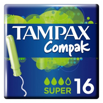 TAMPON TAMPAX COMPAK SUPER...