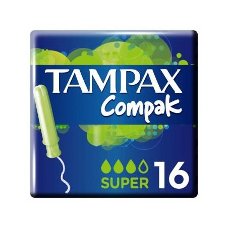 TAMPON TAMPAX COMPAK SUPER 16 U