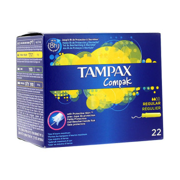 TAMPAX COMPAK REGULAR 22UDS.