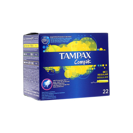 TAMPAX COMPAK REGULAR 22UDS.