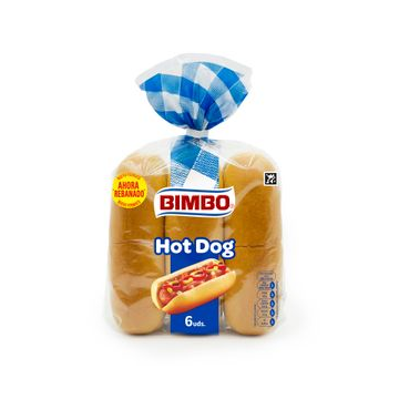HOT-DOGS BIMBO 6 U. 330GR
